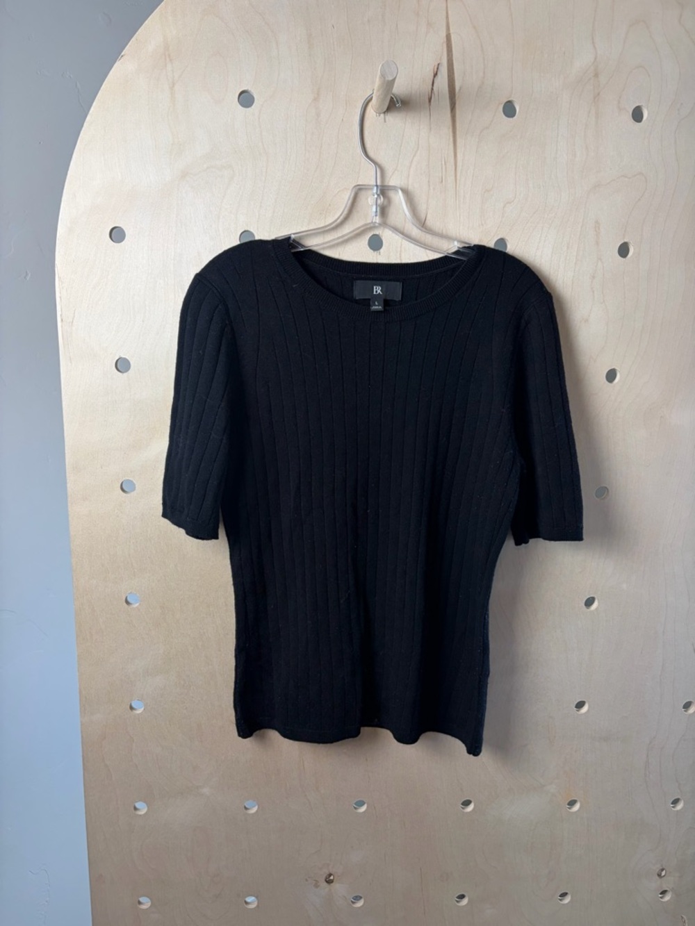 Set of 3 Banana Republic $80 RIBBED MERINO SCOOP-NECK SWEATERS Large - Picture 2 of 12